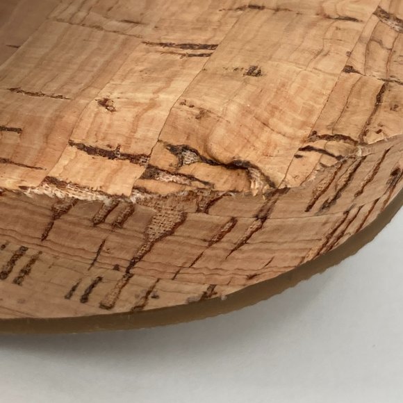 XOXO Benji Studs Cross Strap Metallic Cork Wedge Slide-on Sandals - Picture 11 of 11